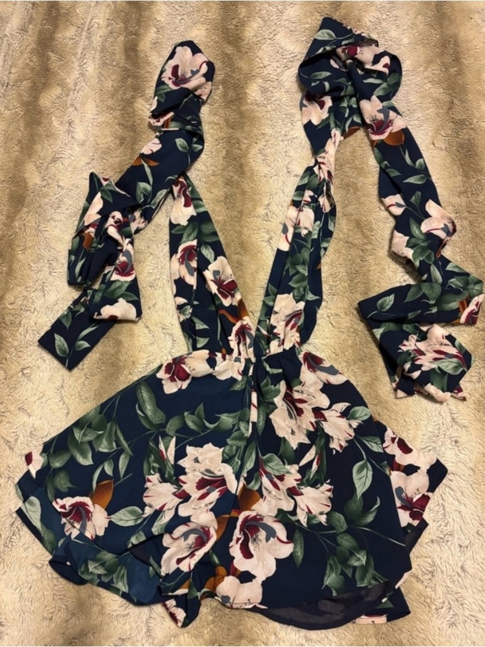 Lulu’s XS Convertible Romper with Open Back